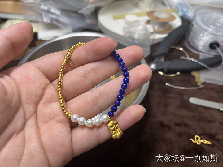 有手就会！羊毛金珠爆改算盘珠！_金