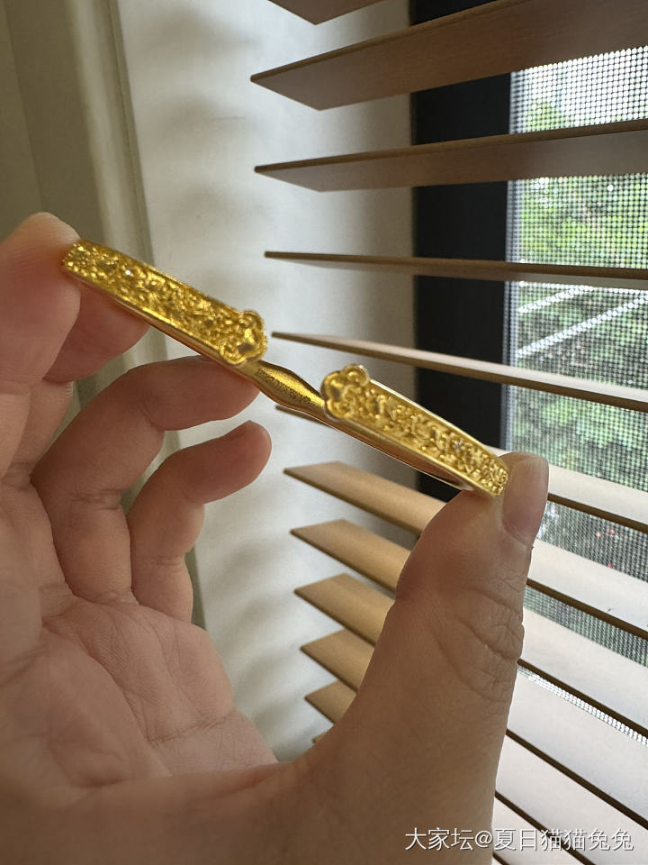 足金细工手镯_金