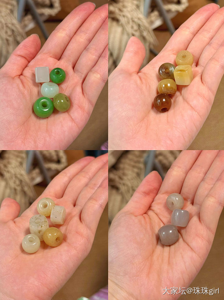 每天选珠珠的时候就感觉自己在翻牌子_玉石和田玉