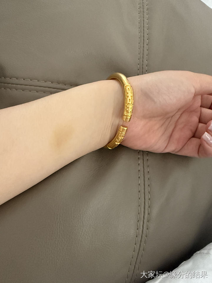 记录一下……_手镯金