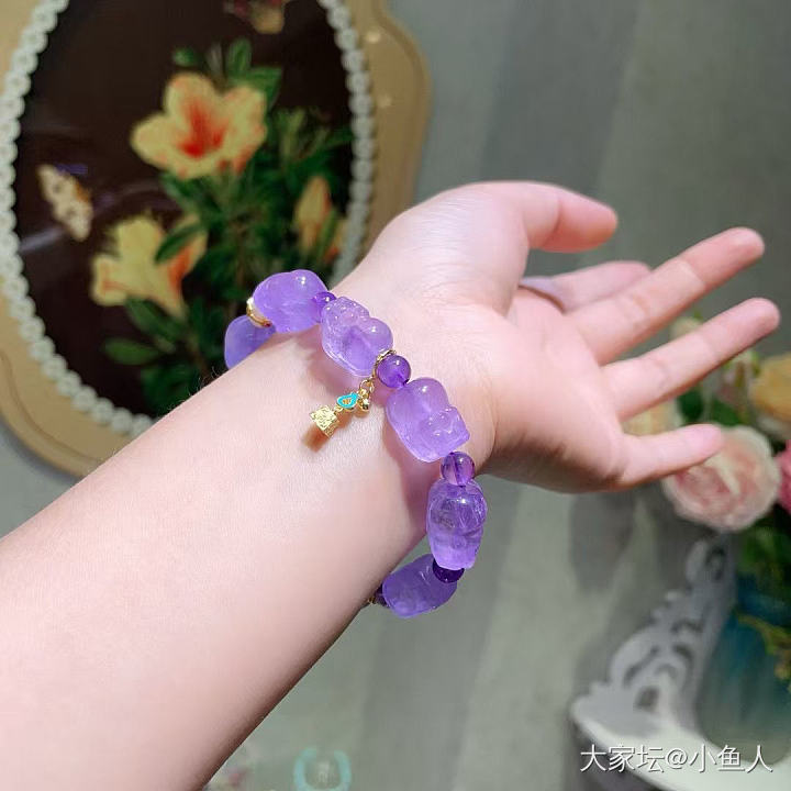薰衣草貔貅_水晶