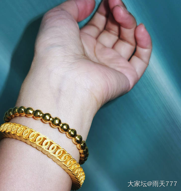 全新泡泡珠手镯51圈口_金