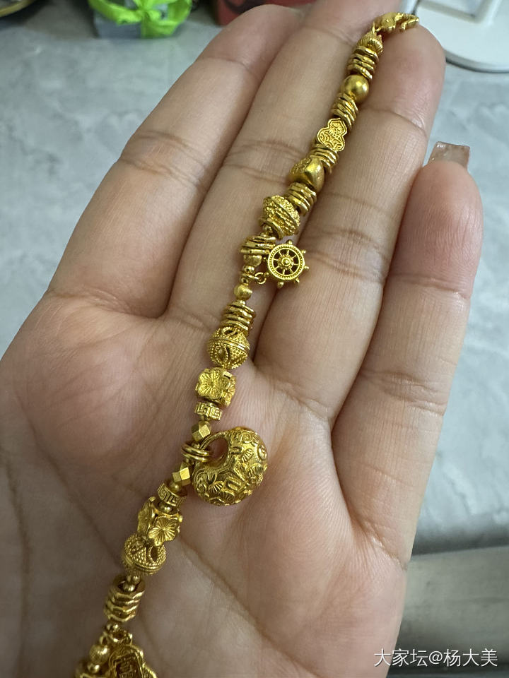 足金手链_金