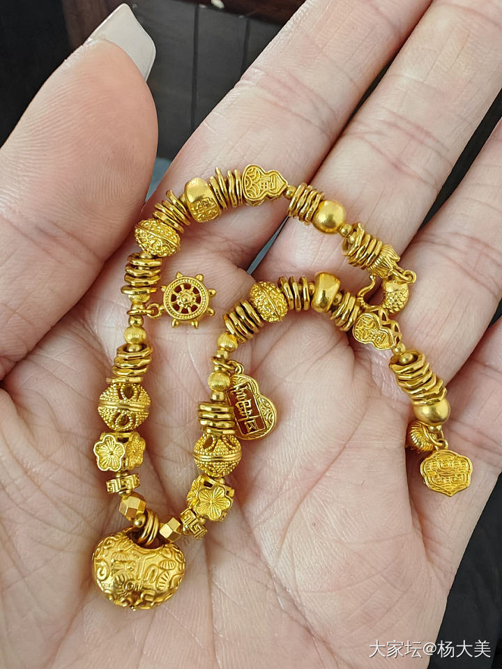 足金手链_金
