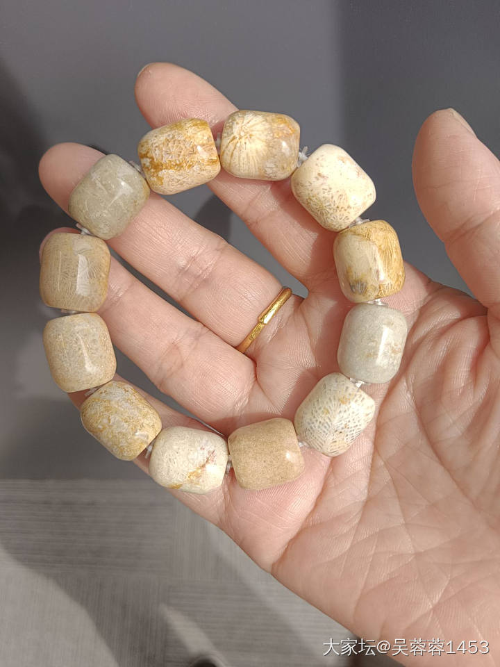 2条珊瑚玉手串50元包邮_有机宝石