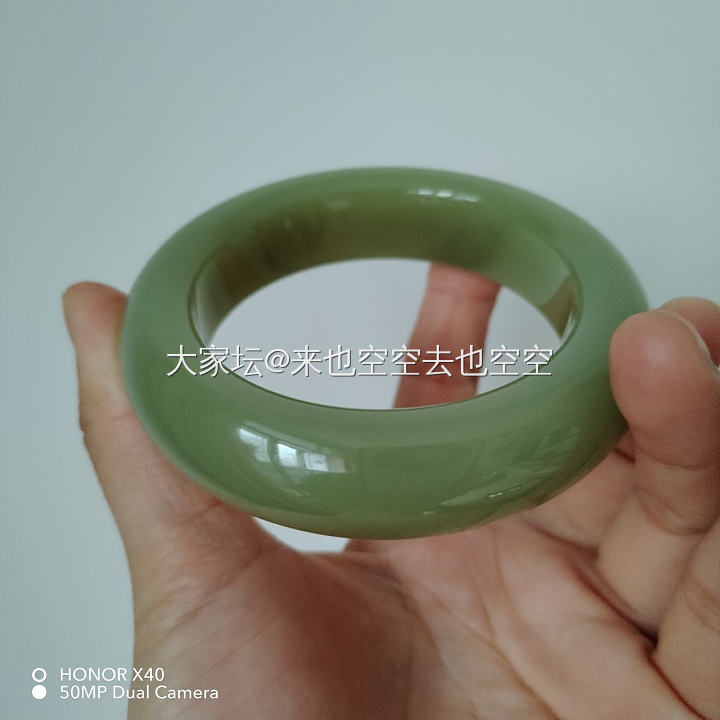 和田玉若羌黄口手镯一套_和田玉