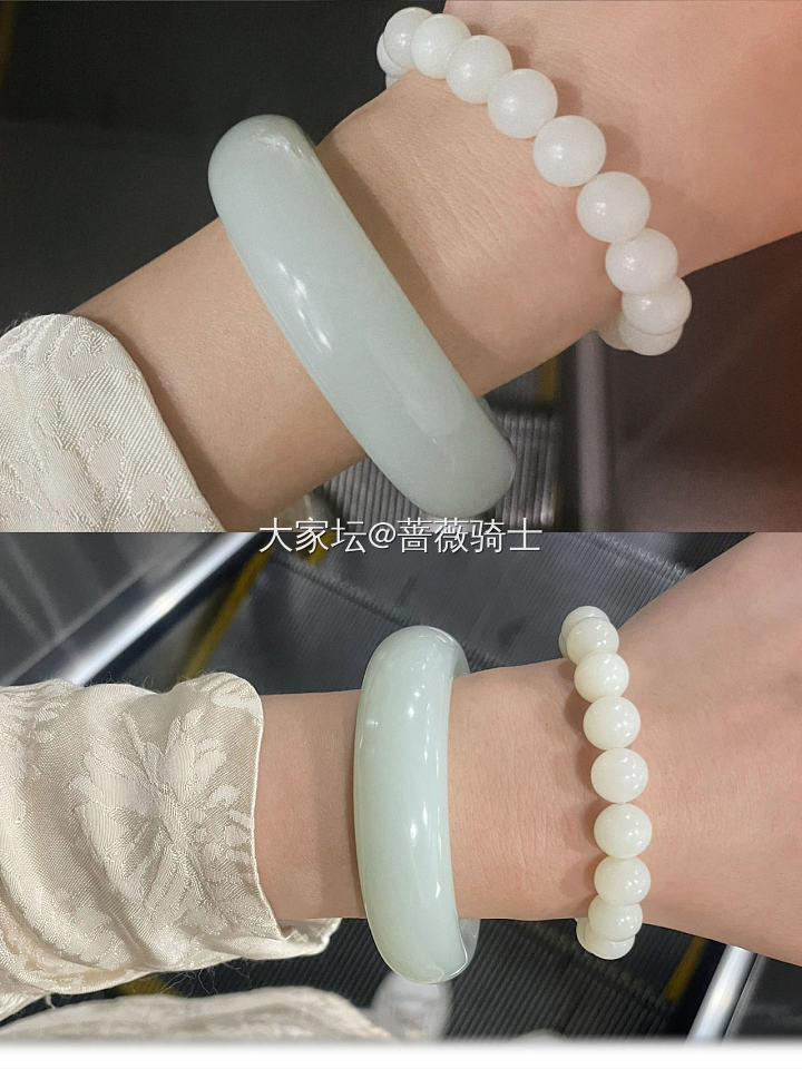 山料也有发光的一天_手镯和田玉