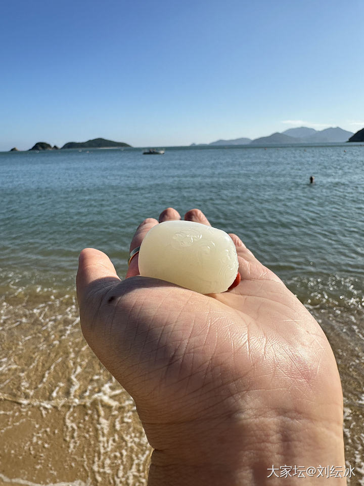 手感好～_挂件和田玉