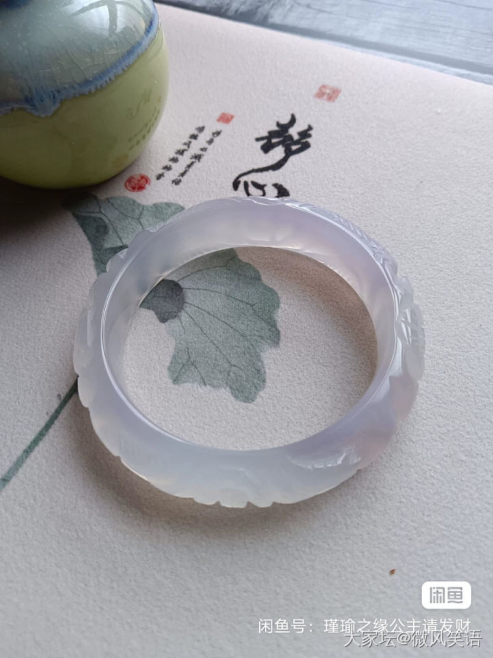 闲置和田玉翡翠琥珀手镯_首饰