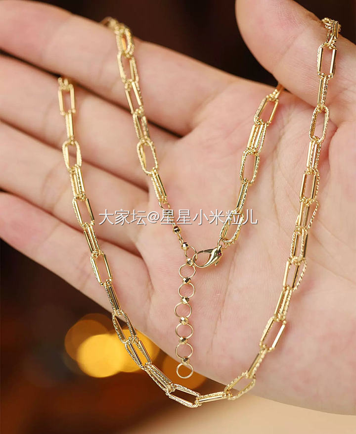 18k项链585出一晚上，杰葵恩泽的_金