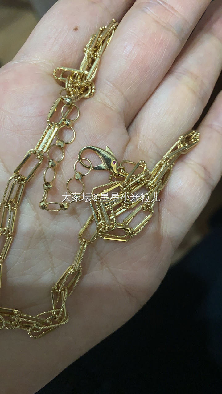 18k项链585出一晚上，杰葵恩泽的_金