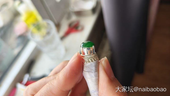 天然缅甸A货翡翠珠链蛋面_翡翠