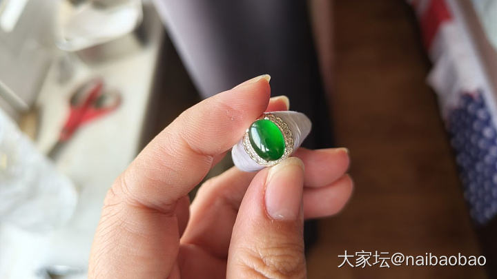 天然缅甸A货翡翠珠链蛋面_翡翠