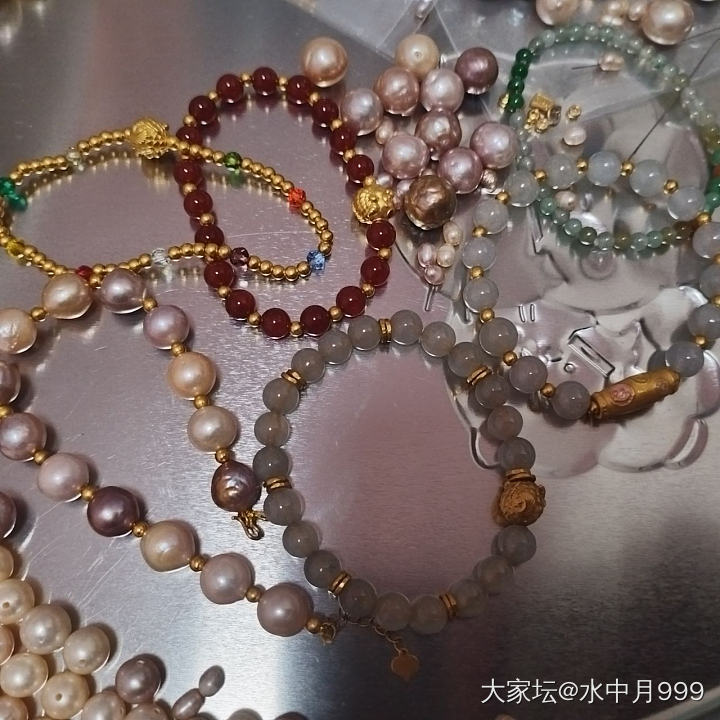想看看大家羊毛珠都如何搭配的_搭配金