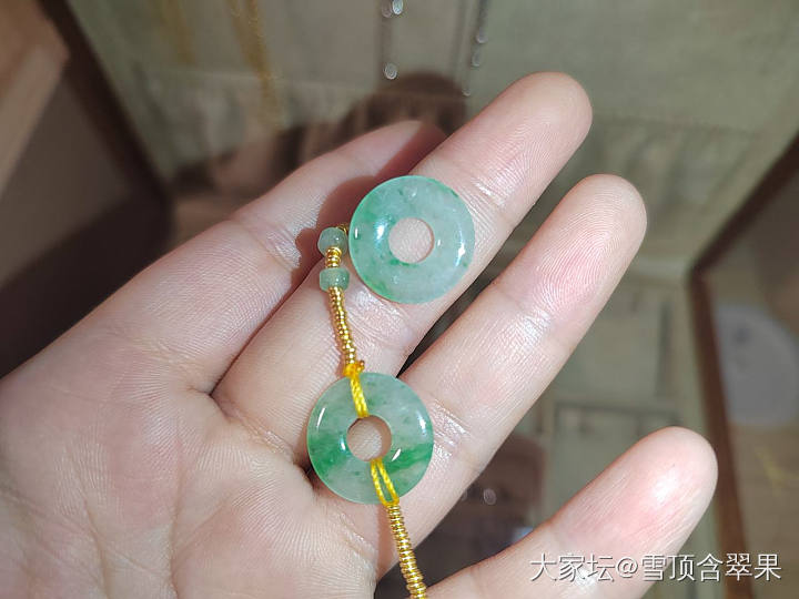 百搭精致甜甜圈  —翠_翡翠