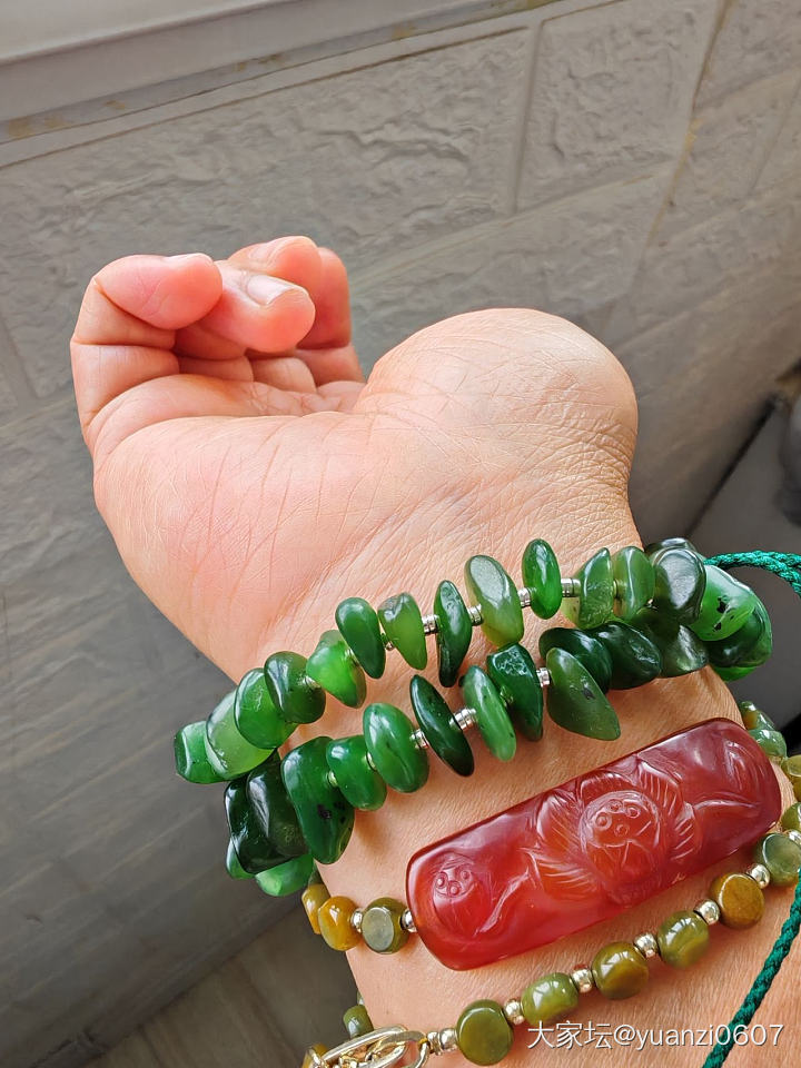 出点手工做的串_首饰