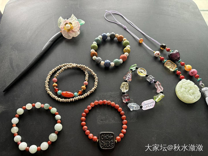 新组了一个独龙玉的包_首饰