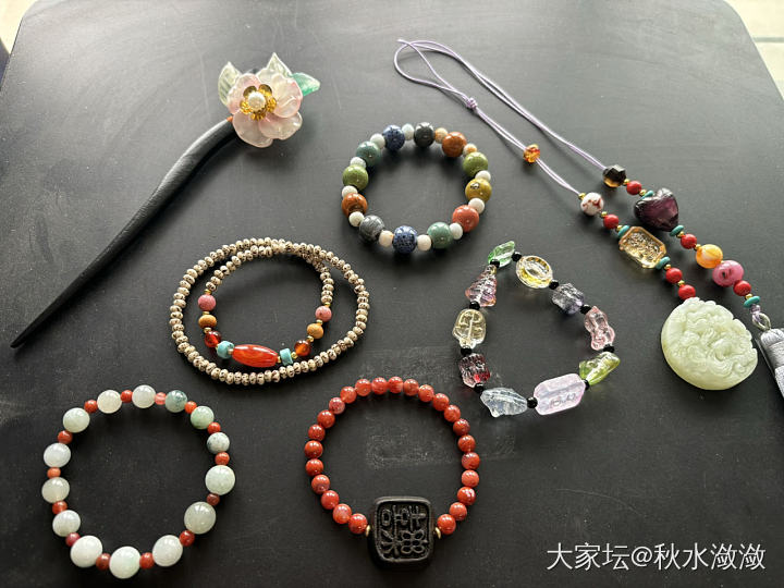 新组了一个独龙玉的包_首饰