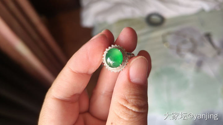 天然缅甸A货翡翠珠链蛋面_翡翠
