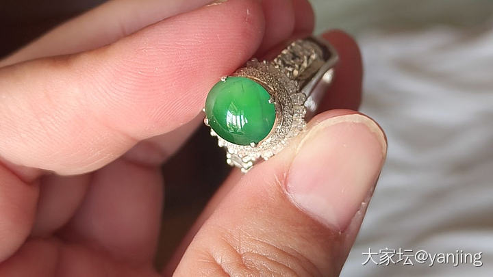 天然缅甸A货翡翠珠链蛋面_翡翠