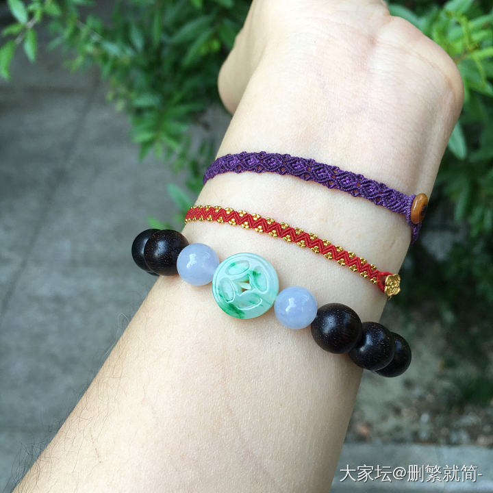 陈本出一条18k金芝麻珠（手工赠送）_翡翠