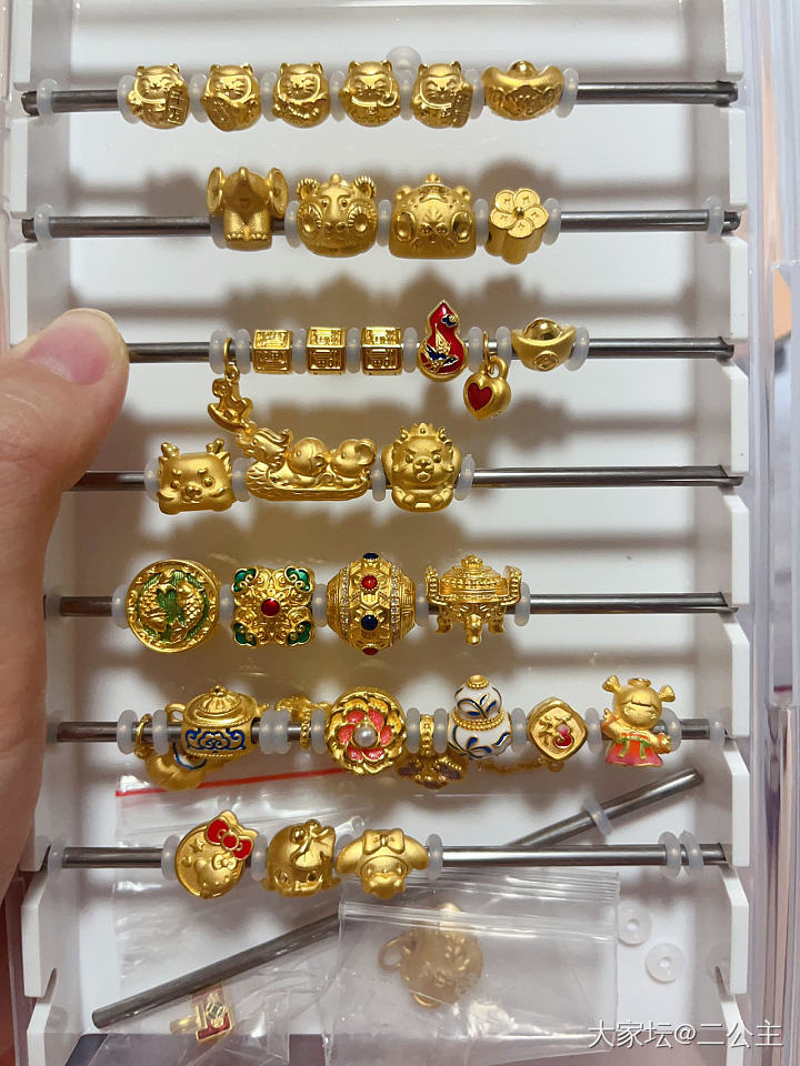 黄金开仓 出周大福转运珠 全新_金