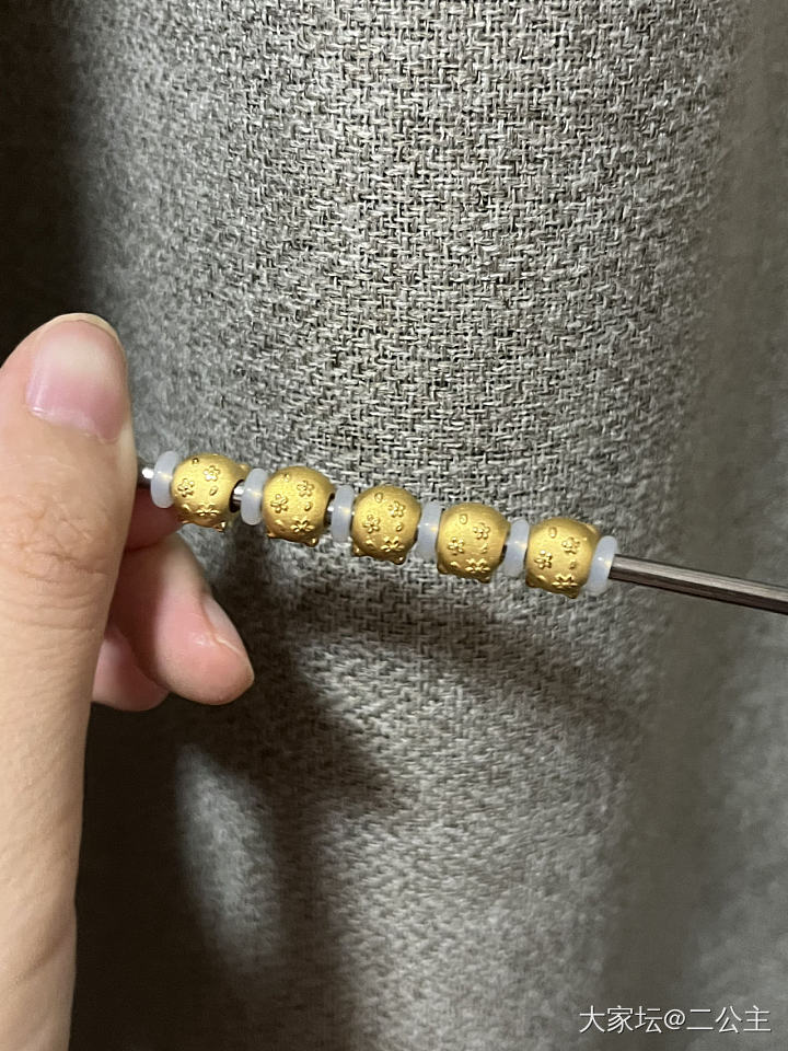 黄金开仓 出周大福转运珠 全新_金
