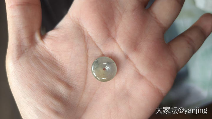 天然缅甸A货翡翠扣子_翡翠