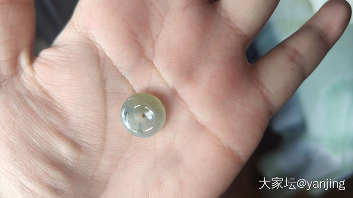 天然缅甸A货翡翠扣子_翡翠