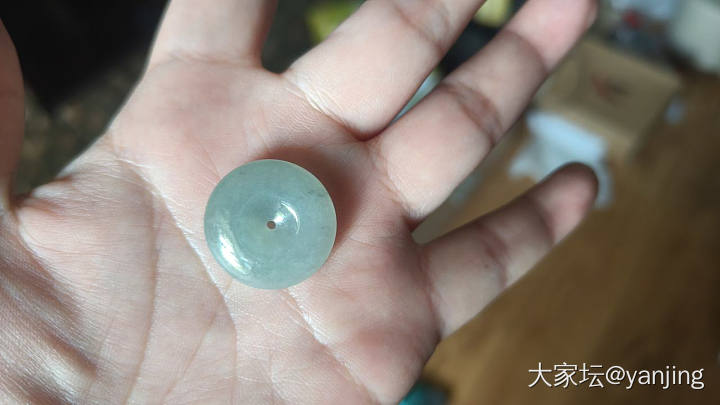 天然缅甸A货翡翠扣子_翡翠