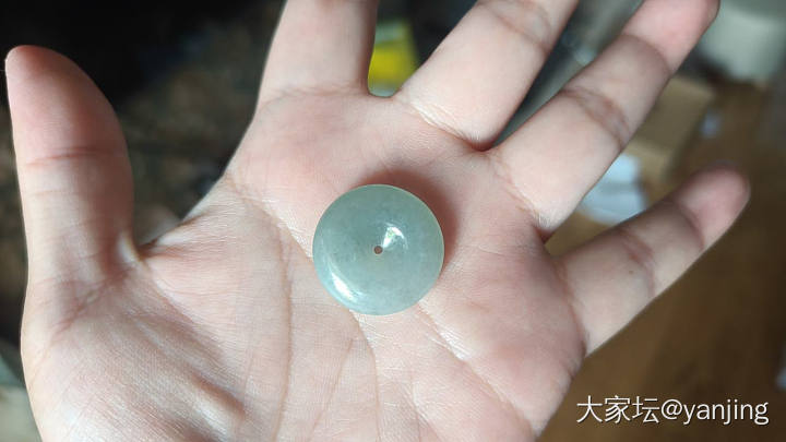 天然缅甸A货翡翠扣子_翡翠