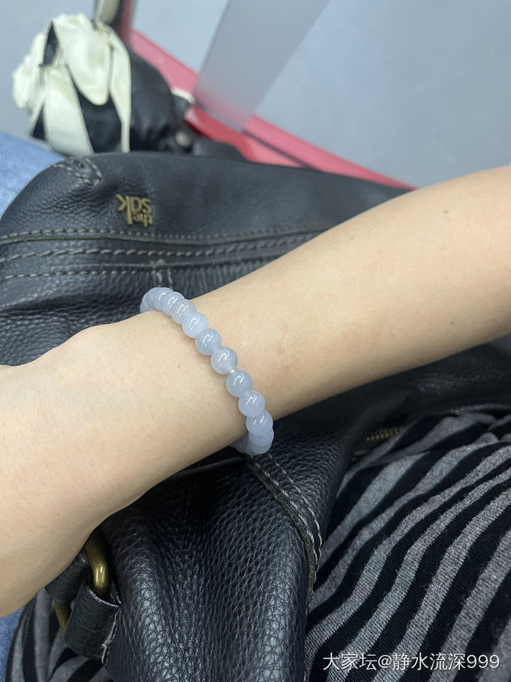 紫罗兰手串卡7.5_翡翠