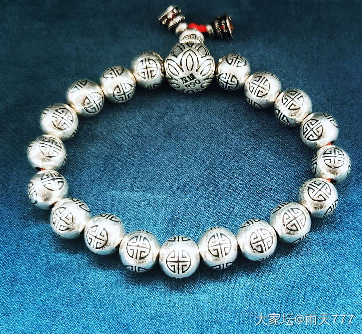 全新足银手串，新增校长家银币_银