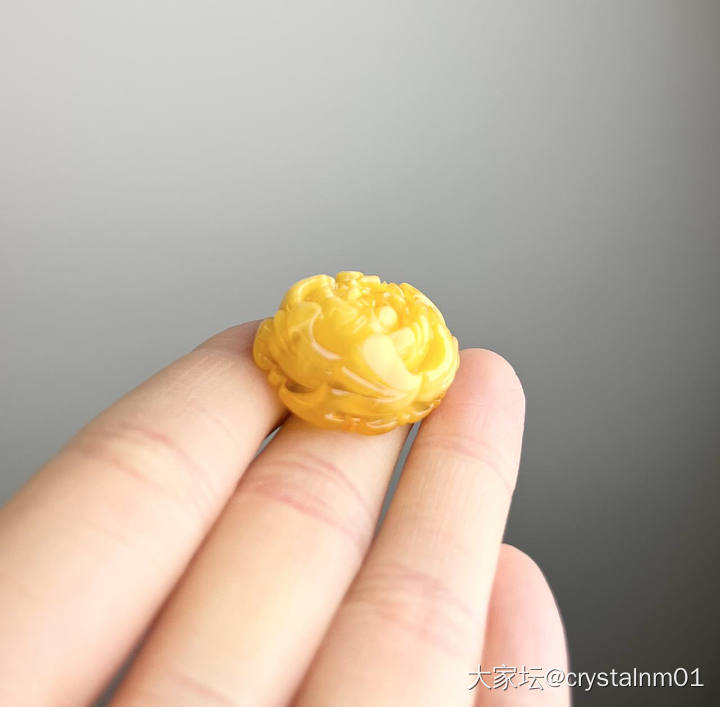 出几朵国色天香蜜蜡牡丹 玫瑰_琥珀蜜蜡