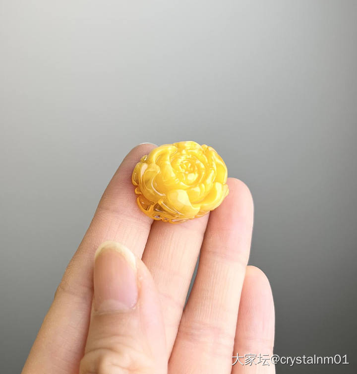 出几朵国色天香蜜蜡牡丹 玫瑰_琥珀蜜蜡