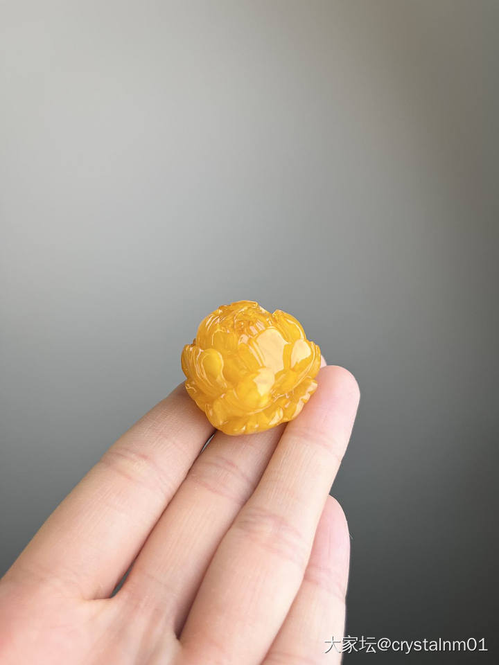 出几朵国色天香蜜蜡牡丹 玫瑰_琥珀蜜蜡