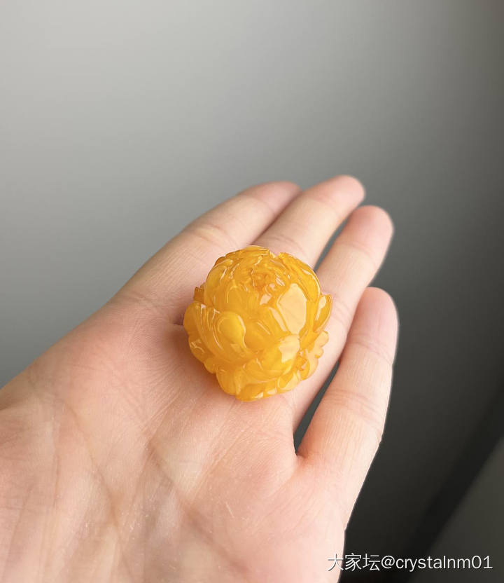 出几朵国色天香蜜蜡牡丹 玫瑰_琥珀蜜蜡