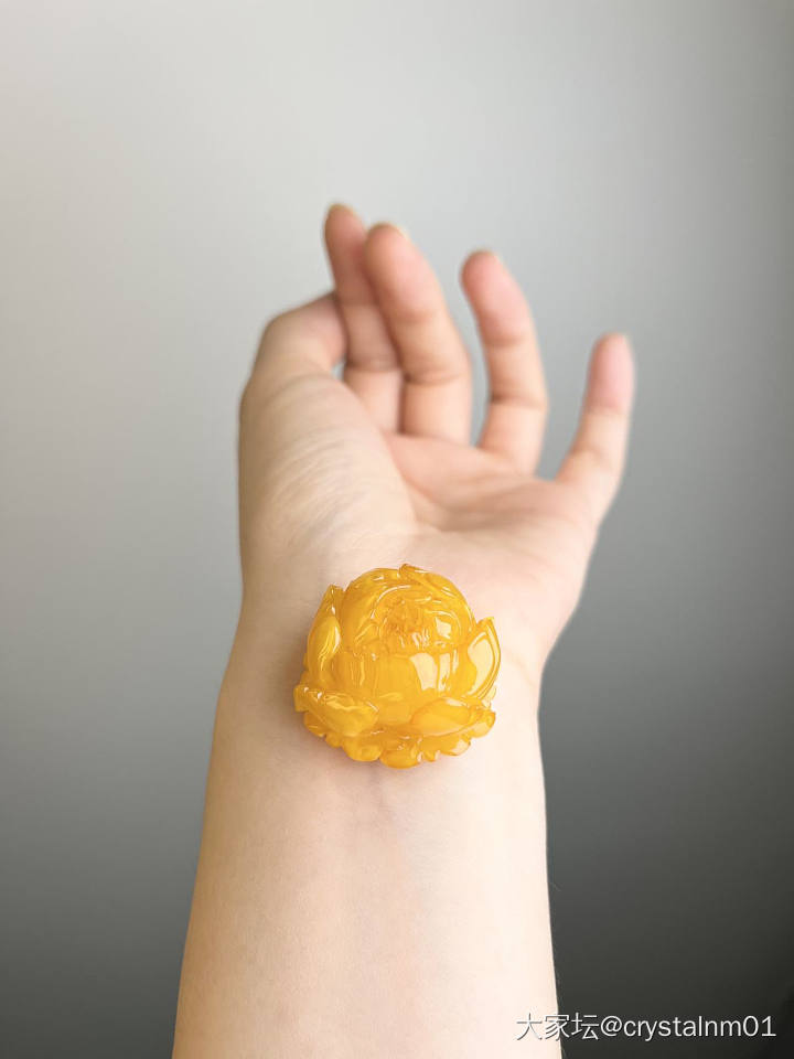 出几朵国色天香蜜蜡牡丹 玫瑰_琥珀蜜蜡