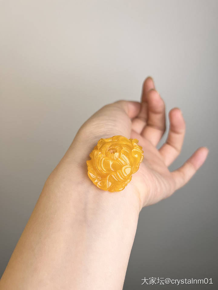 出几朵国色天香蜜蜡牡丹 玫瑰_琥珀蜜蜡