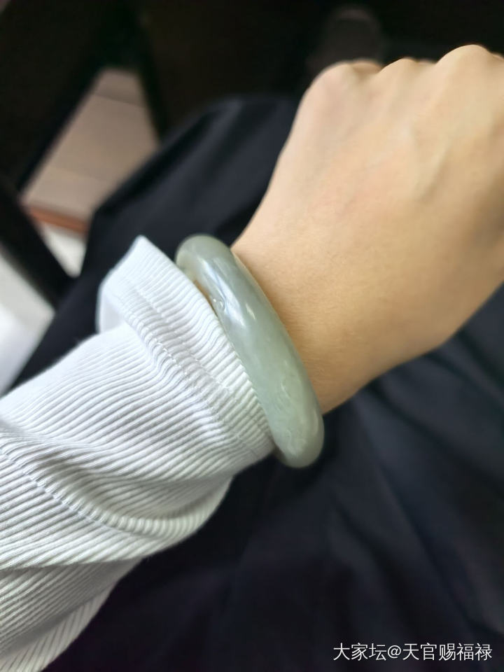 和田玉青白手镯_和田玉