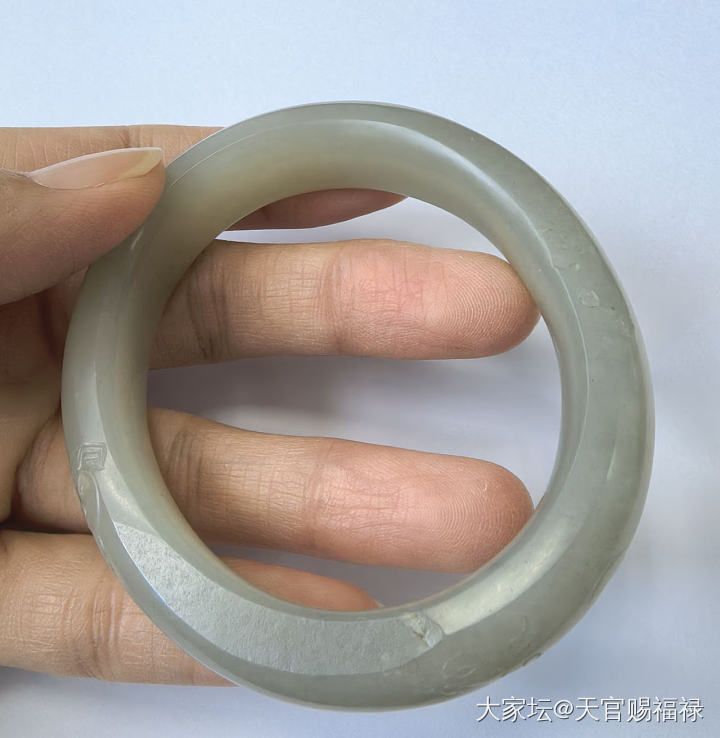 和田玉青白手镯_和田玉