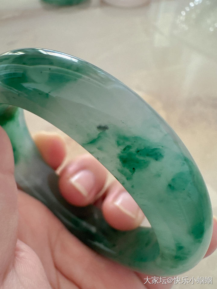 （闲置）百位数出非洲翠大圈口手镯_玉石