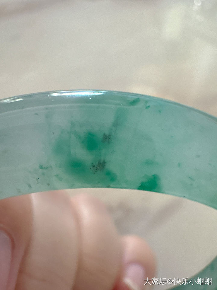 （闲置）百位数出非洲翠大圈口手镯_玉石