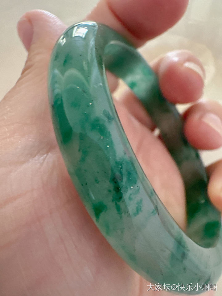 （闲置）百位数出非洲翠大圈口手镯_玉石