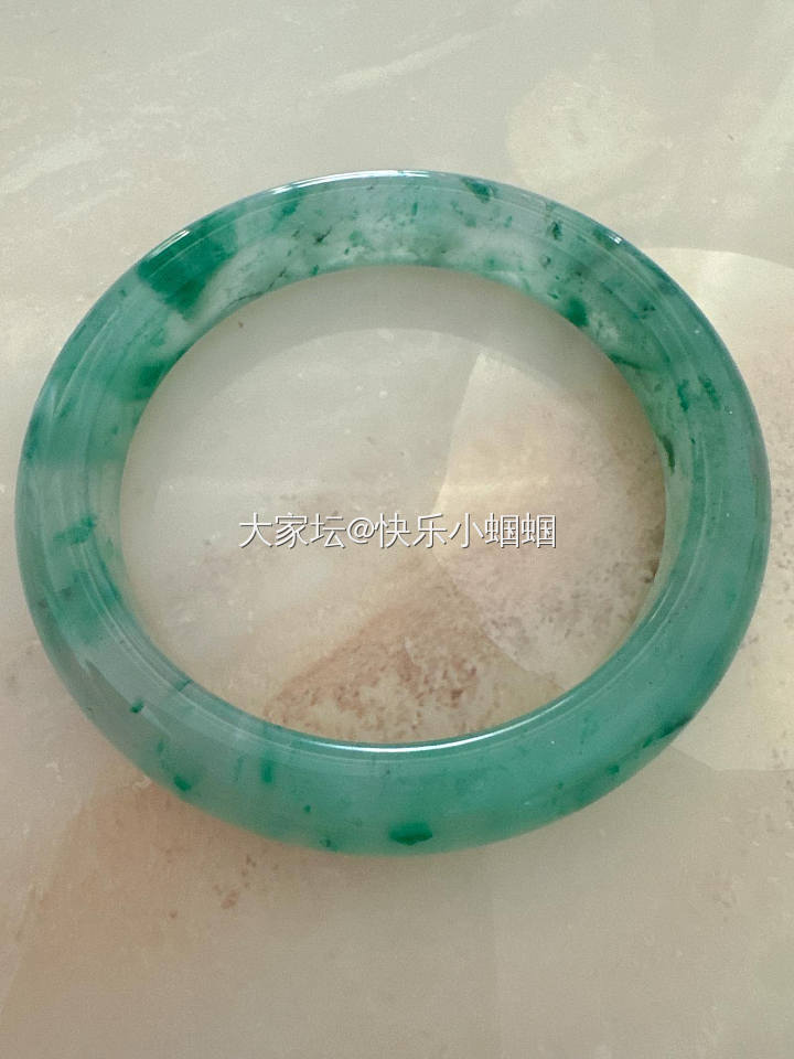 （闲置）百位数出非洲翠大圈口手镯_玉石