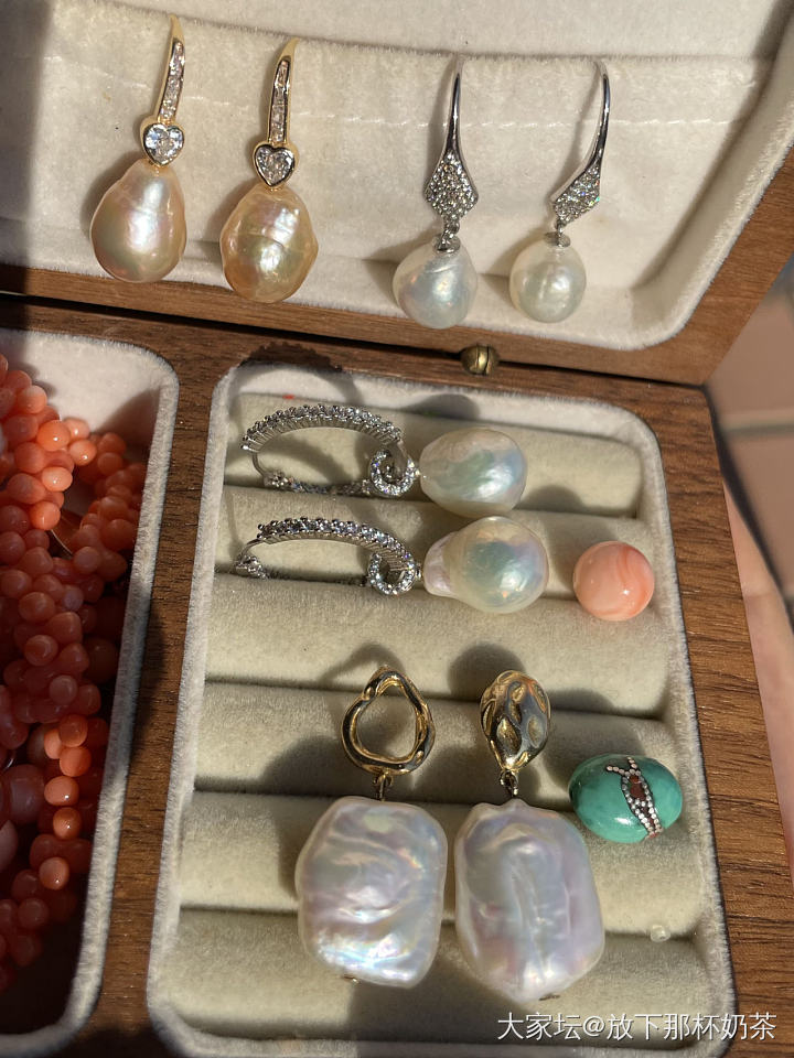 周末更新 血亏清理小百手链 都对半出珊瑚珍珠绿松蜜蜡小精品_有机宝石