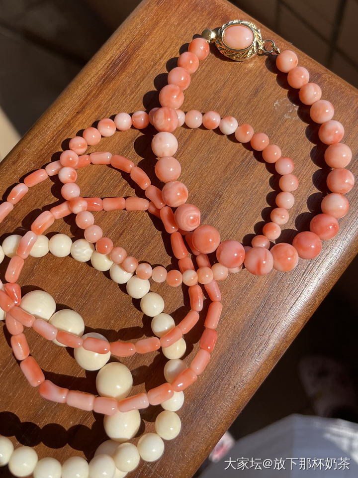 周末更新 血亏清理小百手链 都对半出珊瑚珍珠绿松蜜蜡小精品_有机宝石