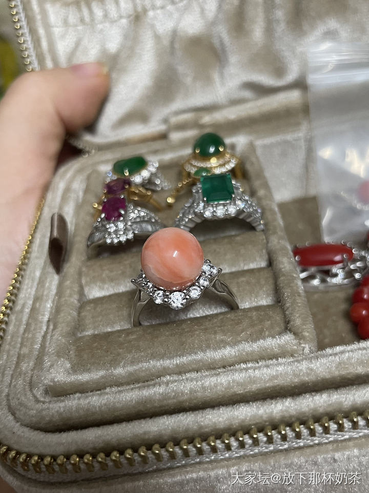 周末更新 血亏清理小百手链 都对半出珊瑚珍珠绿松蜜蜡小精品_有机宝石