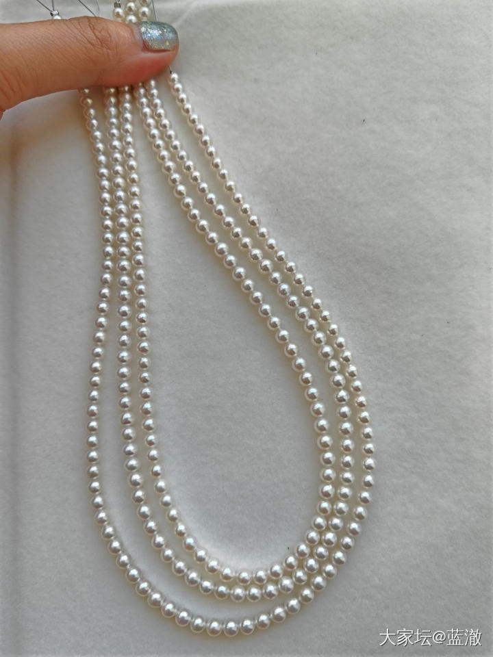 各种镶嵌珍珠首饰，都是银镶_有机宝石