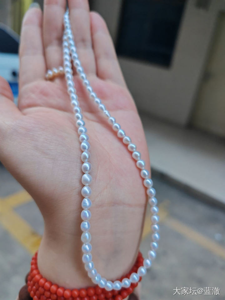 各种镶嵌珍珠首饰，都是银镶_有机宝石